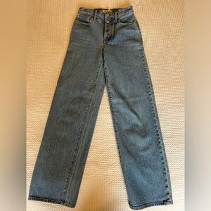 Madewell perfect vintage wide leg jean.